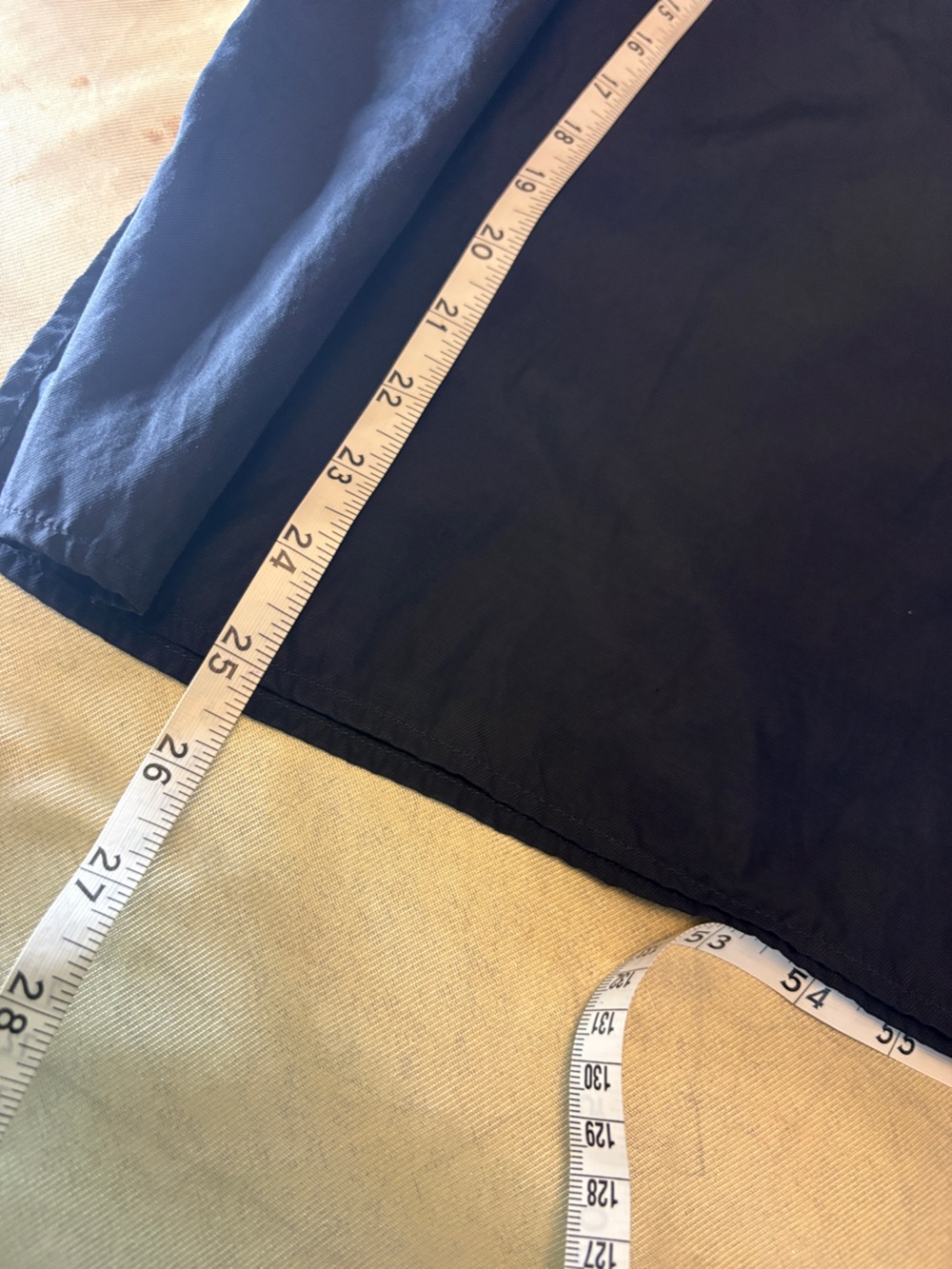 COS Cupro/Cotton Classic Navy Elastic-Waist Skirt - Women - Picture 11 of 11